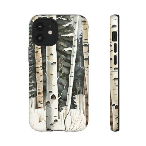 Winter Aspen Trunks - Impact Resistant Phone Case